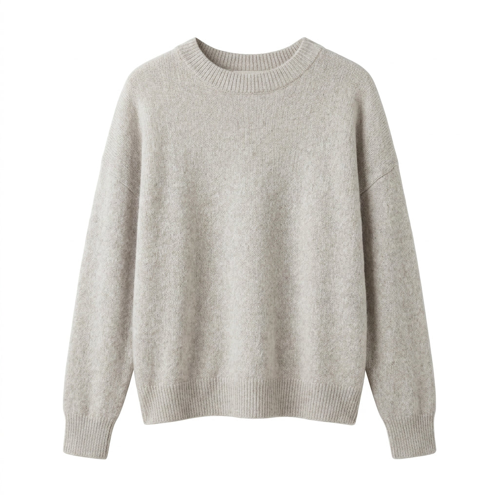 ADALINE - 100% LAINE - GRIS CLAIR