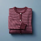 DOROTHEE - MELANGE LAINE ET CACHEMIRE - BORDEAUX / ROSE