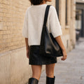 GRAZIELLA - KID MOHAIR MELANGE - ECRU