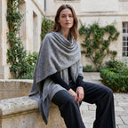MARGUERITE - MELANGE LAINE ET CACHEMIRE - GRIS