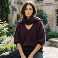 QUIETUDE - BABY ALPAGA MELANGE - PRUNE