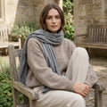 URSOLA - MELANGE KID MOHAIR ET LAINE - TAUPE